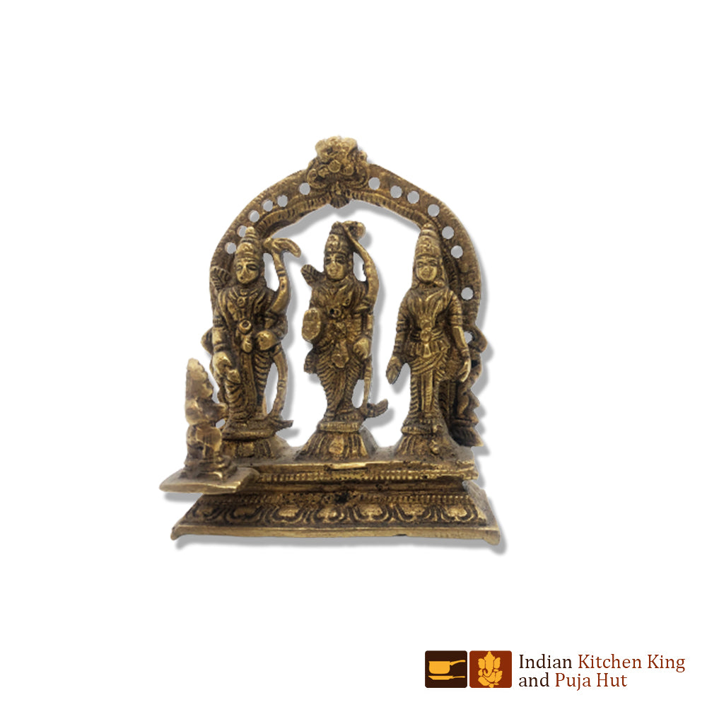 Sita Ram Family Brass Statue