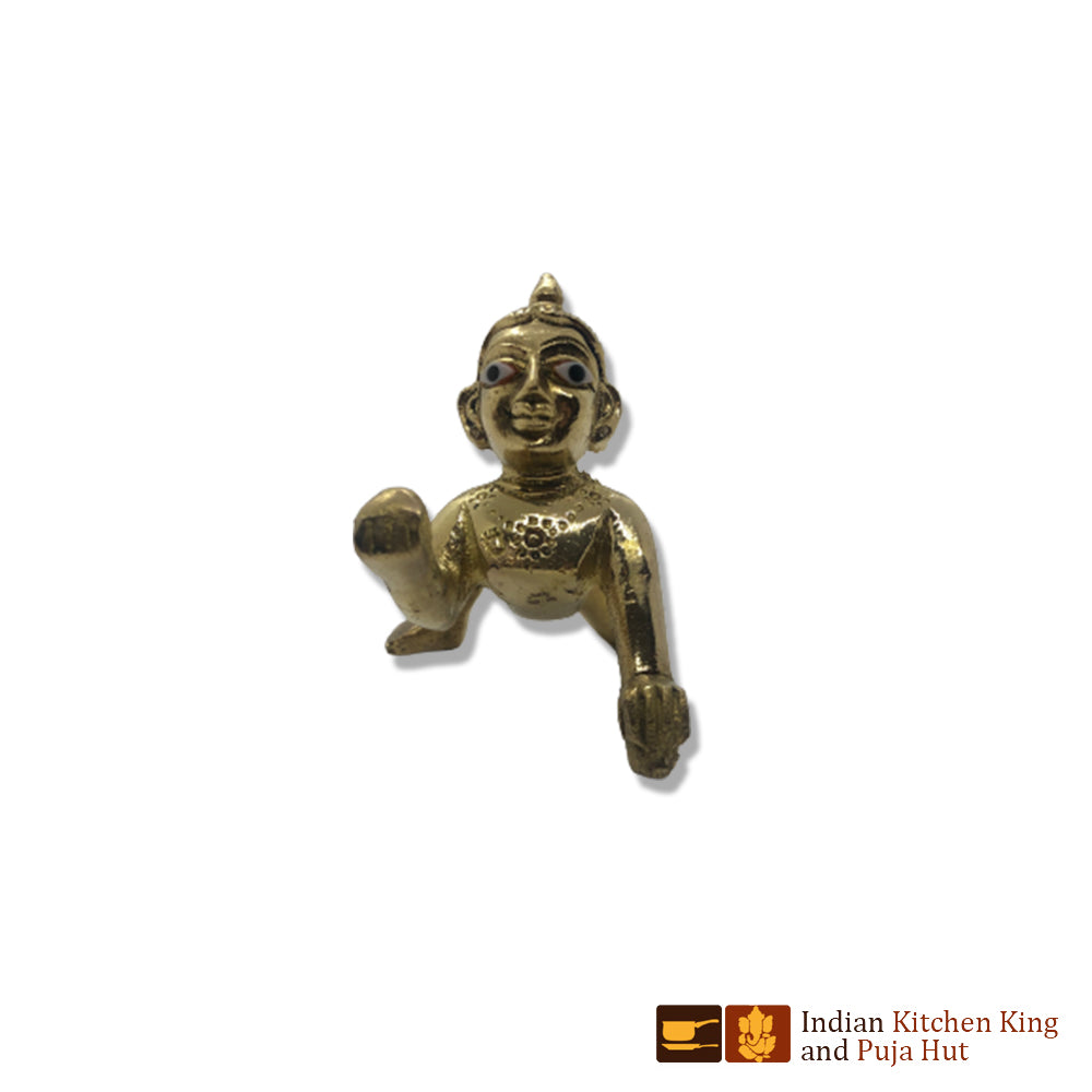 Thakur Ji Ladoo Gopal Brass Statue