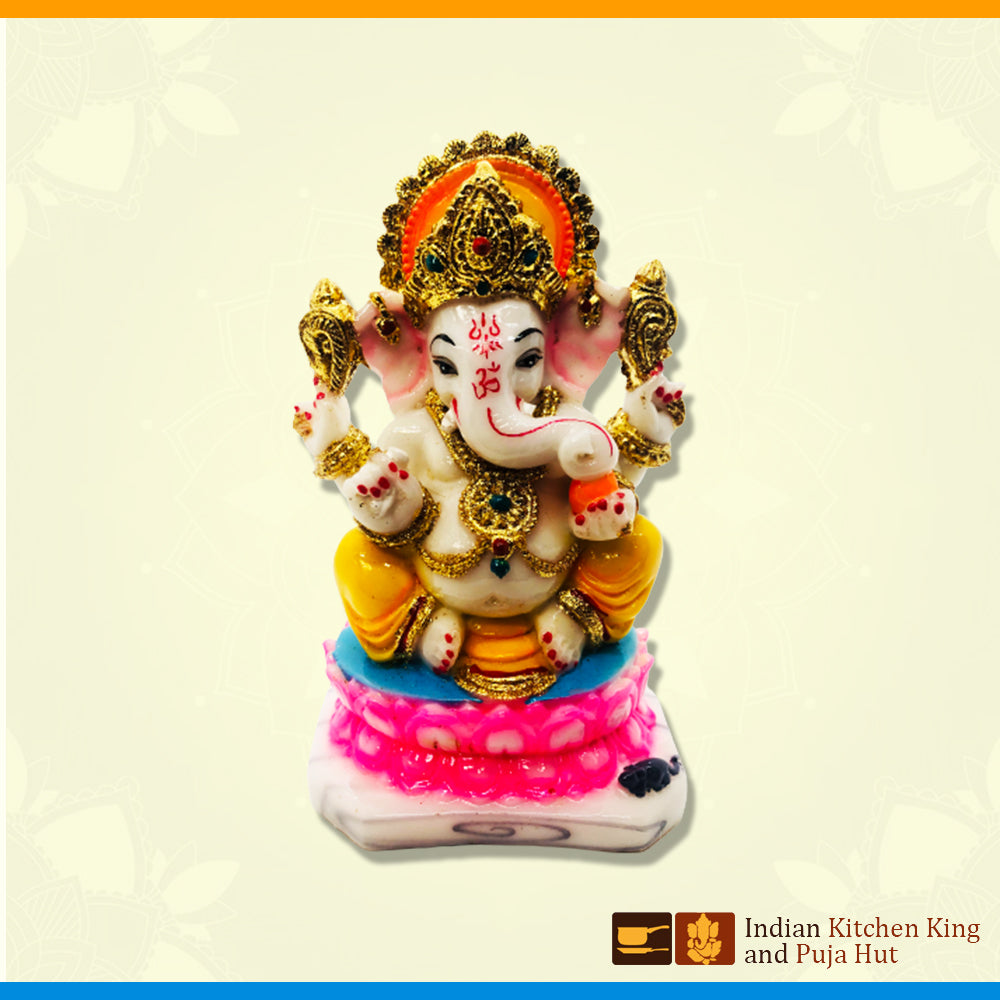 White Ganesha (6.5 Inch)