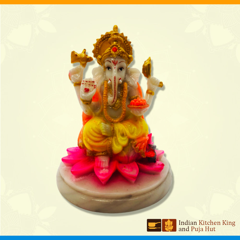 Lotus Ganesh (4 Inch)