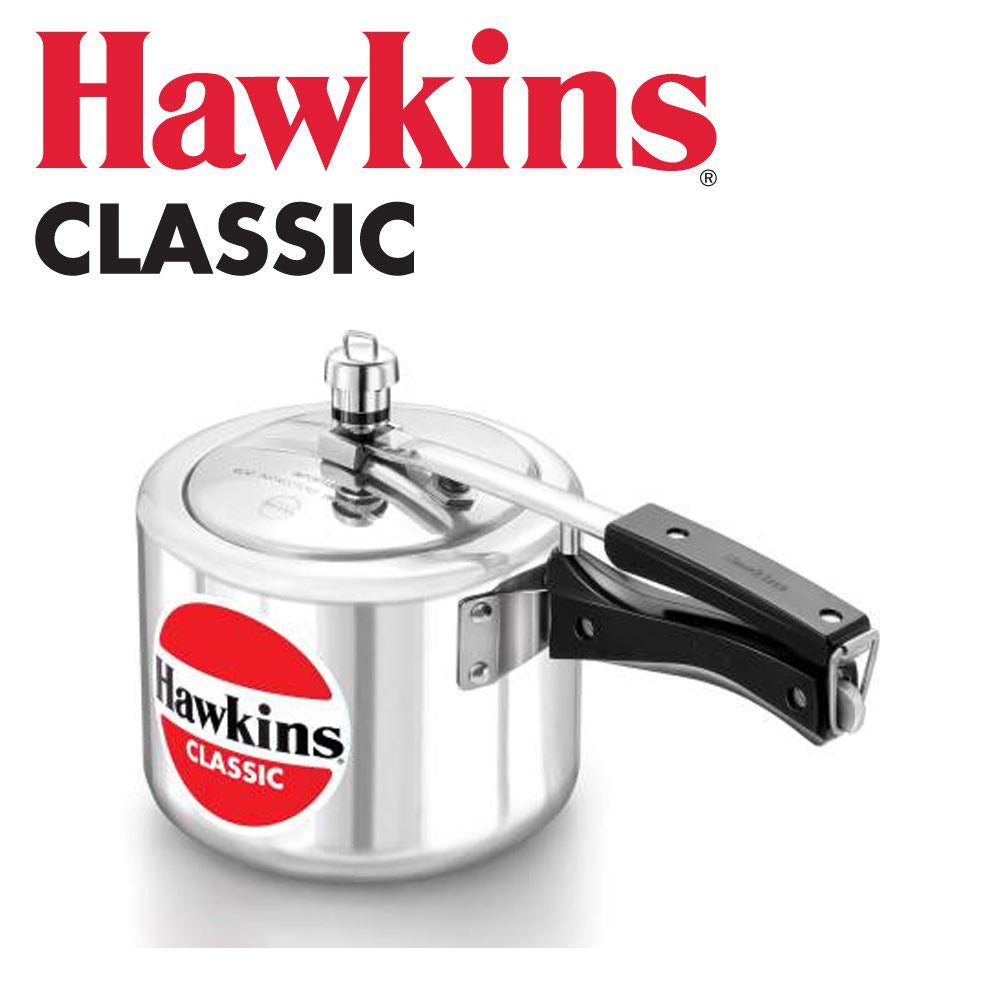 Hawkins Classic 3 L Pressure Cooker, Silver, 1.62 kg