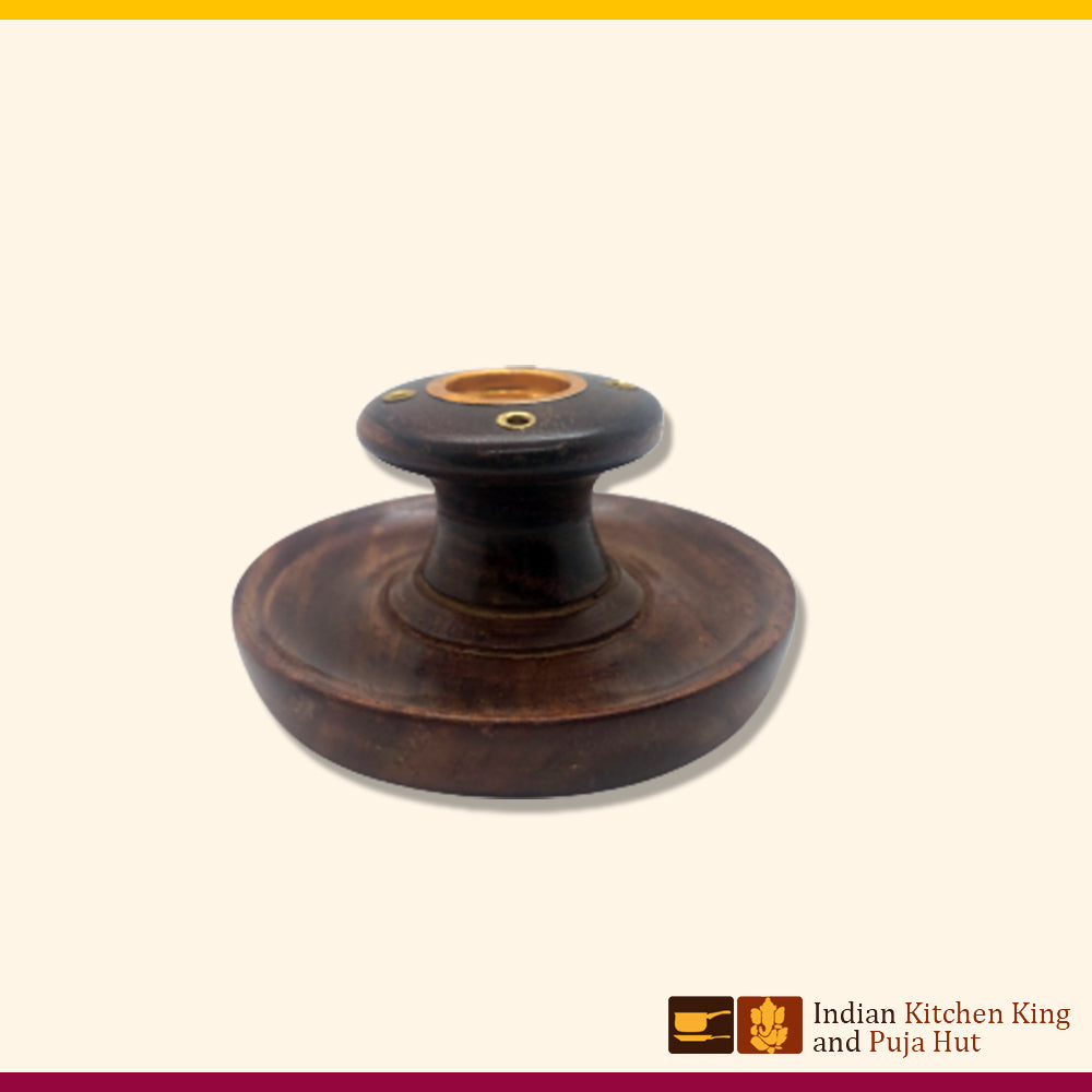 wooden incense stand