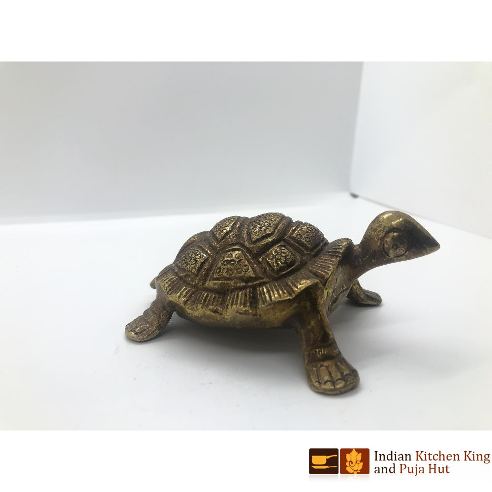 Designer Tortoise Brass Statue