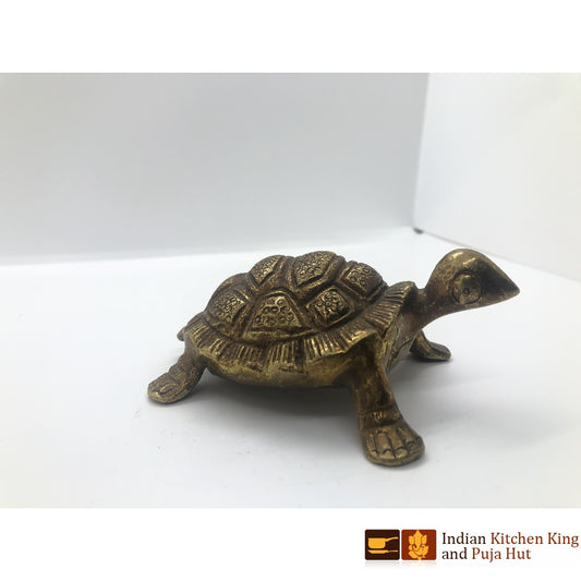 Designer Tortoise Brass Statue
