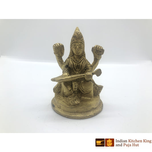 Saraswati Brass Statue