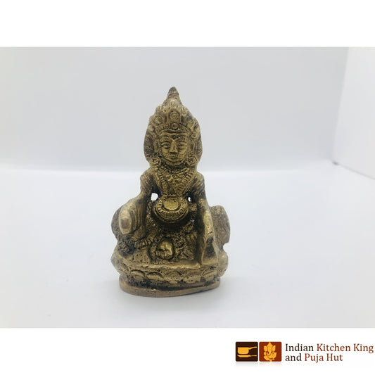 Kuber Ji Brass Statue