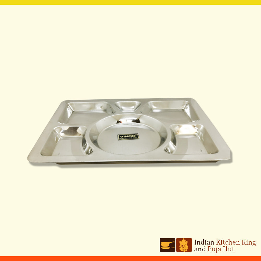 6 compartment plate