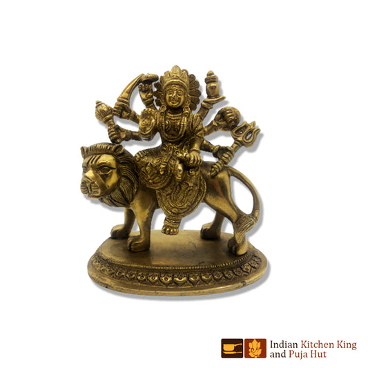 Durga Brass Statue