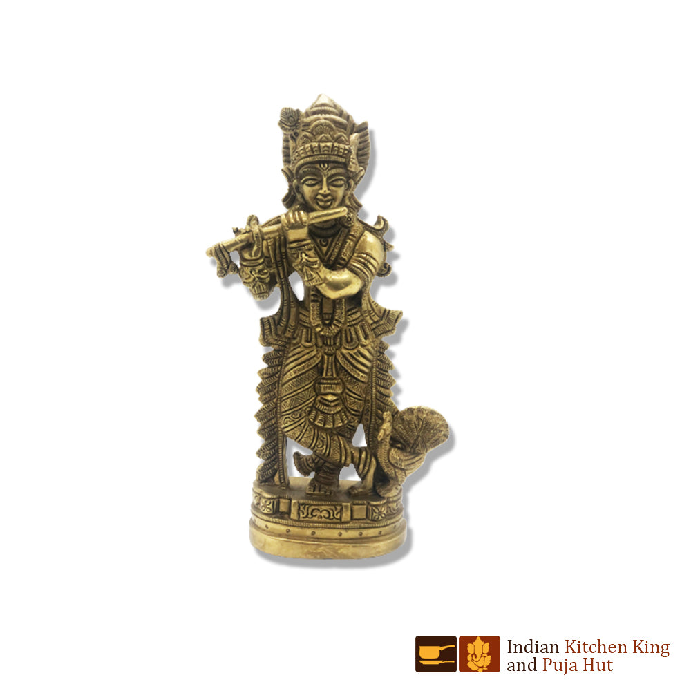 Krishna Brass Statue