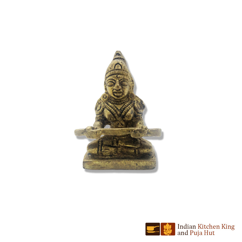 Saraswati Brass Statue