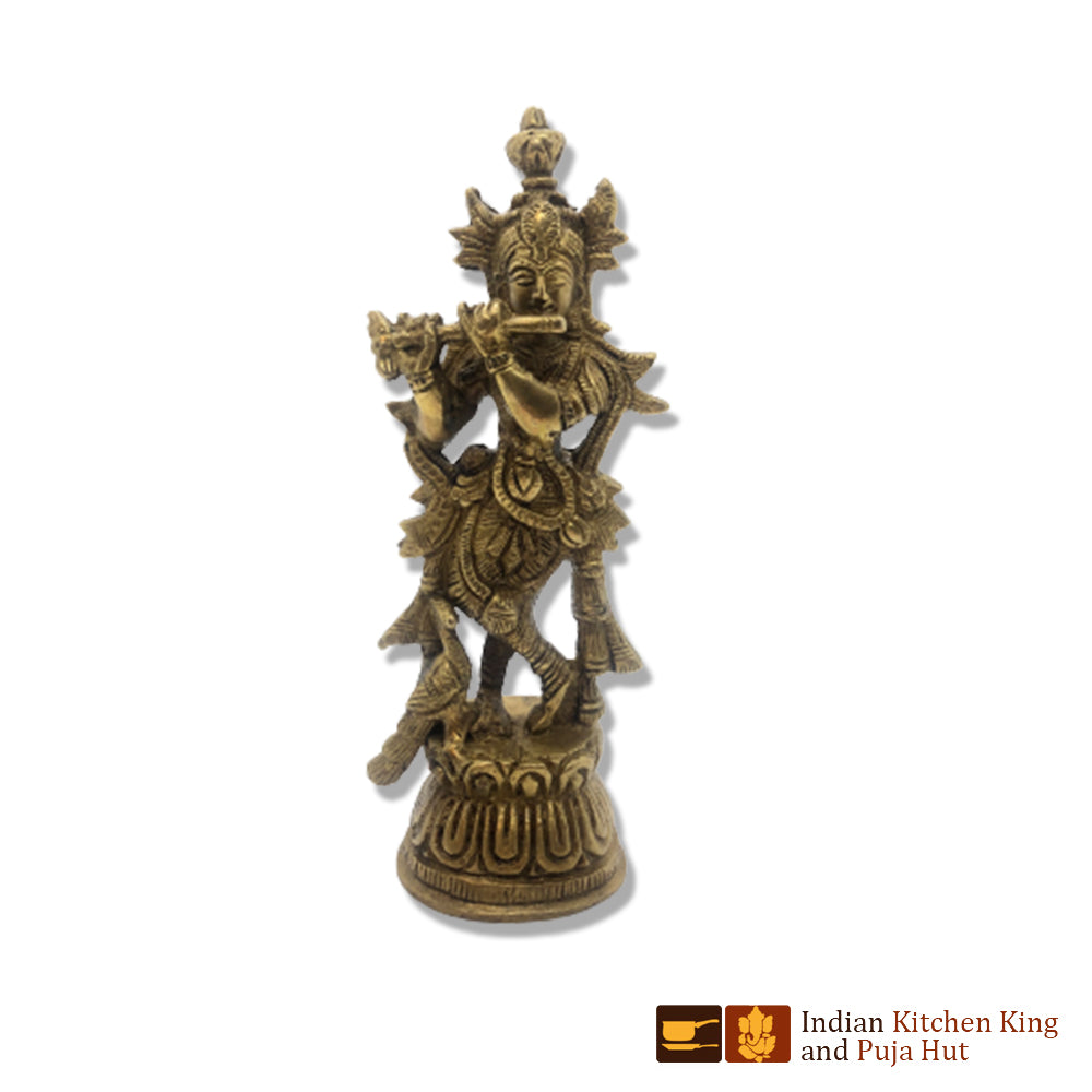 Krishna Brass Statue