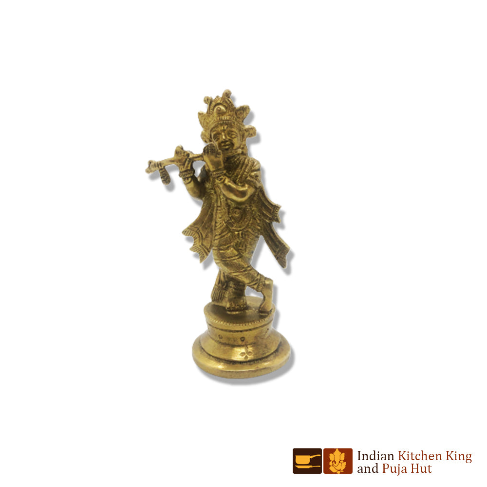 Krishna Brass Statue