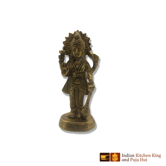 Mahavishnu Brass Statue