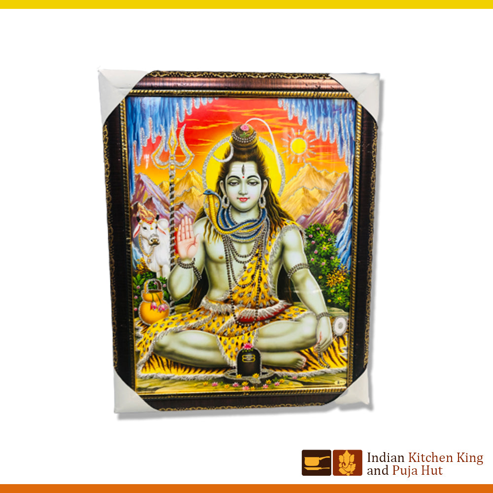 Shiv Ji (18 Inch x 14 Inch)