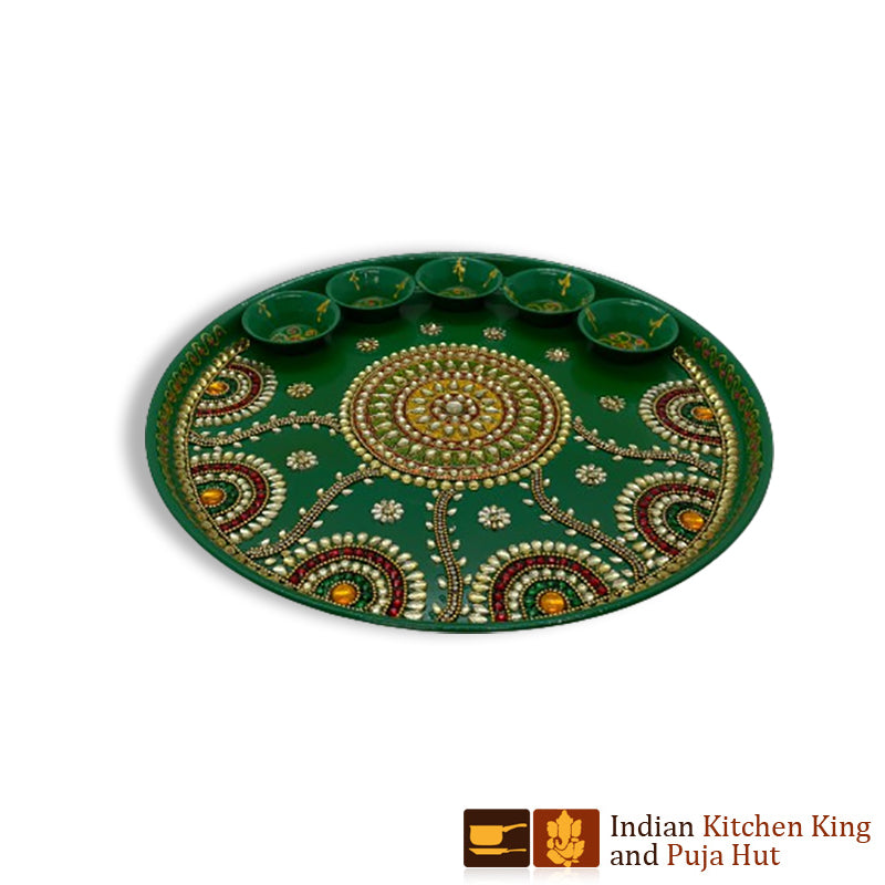 Decorative pooja Plate