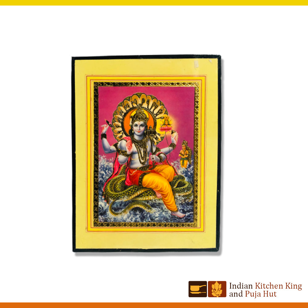 vishnu ji (10 Inch x 7.5 Inch)