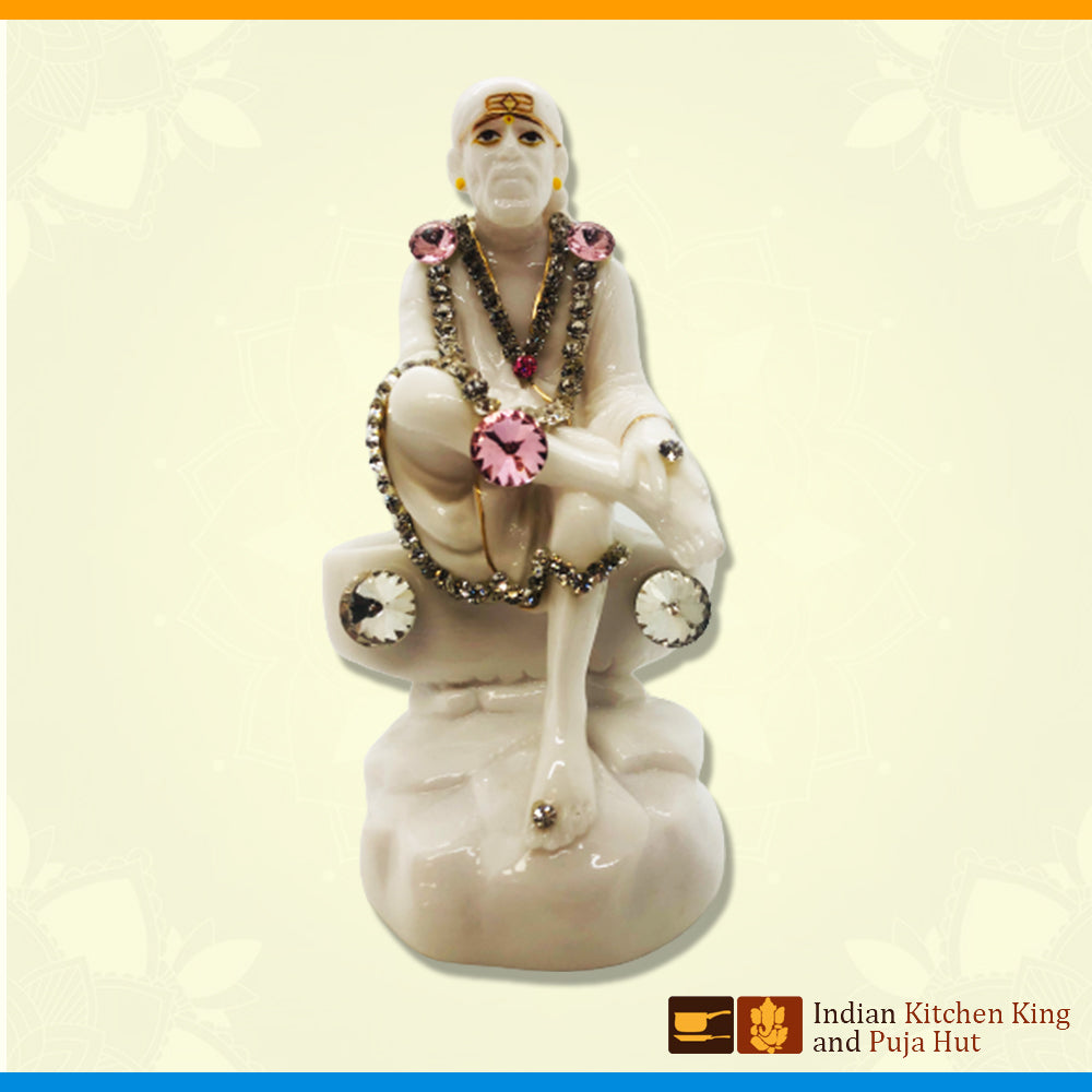 White Decorative Saibaba