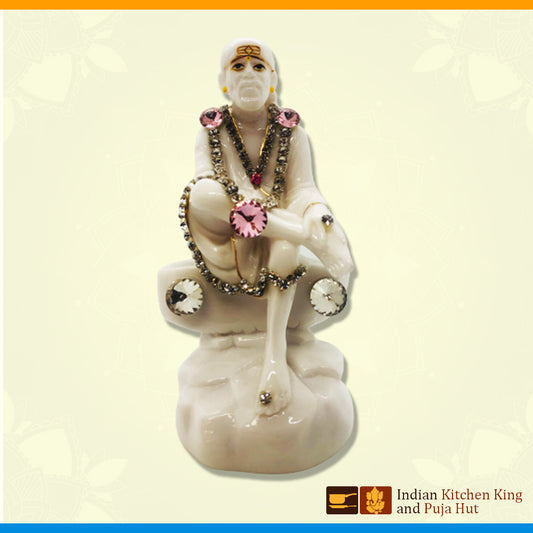 White Decorative Saibaba
