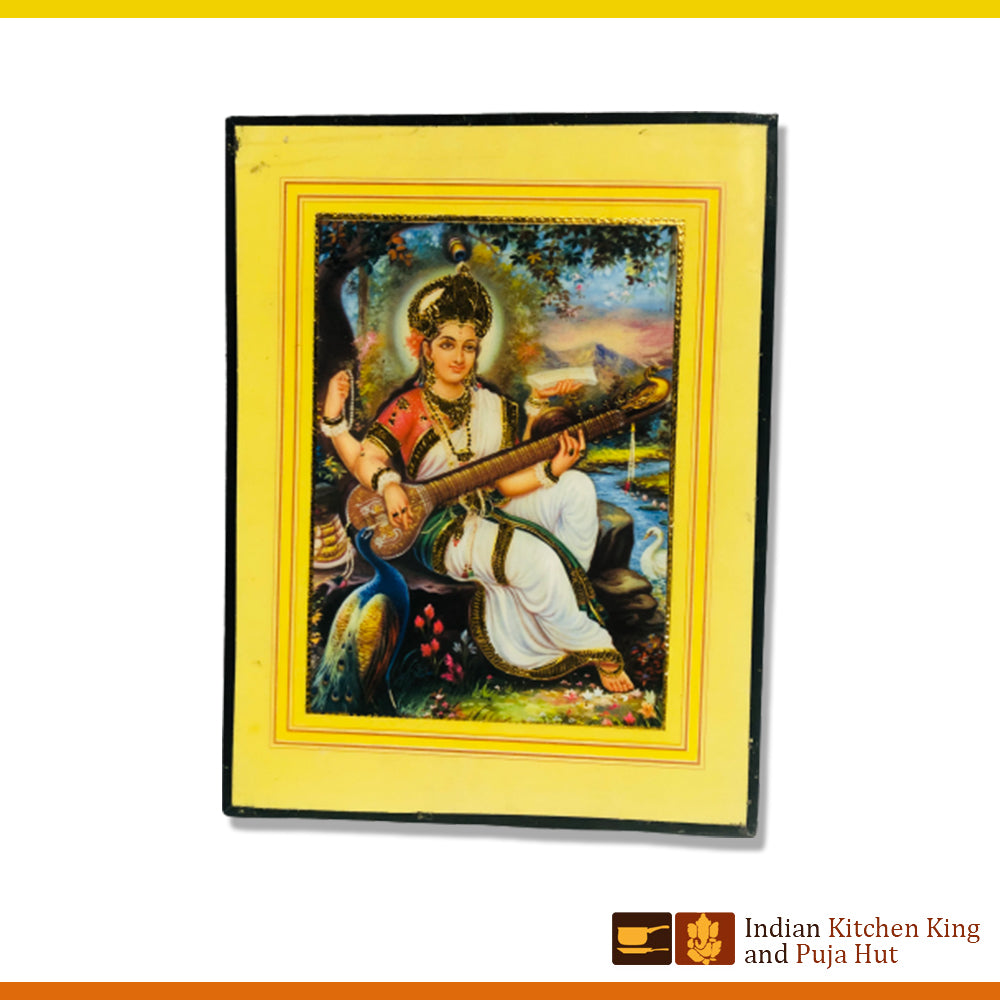 Saraswati mata  (10 Inch x 7.5 Inch)