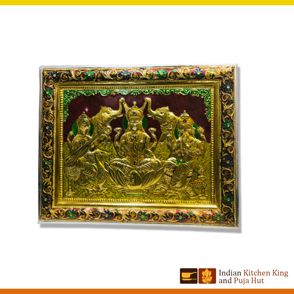 laxmi ganesh  (13 Inch x 16 Inch)
