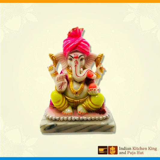 Pagdi Ganesh (6 Inch)