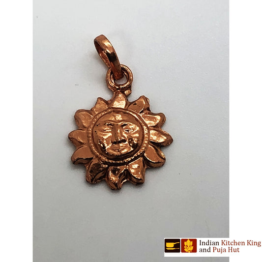 Copper Surya Pendant