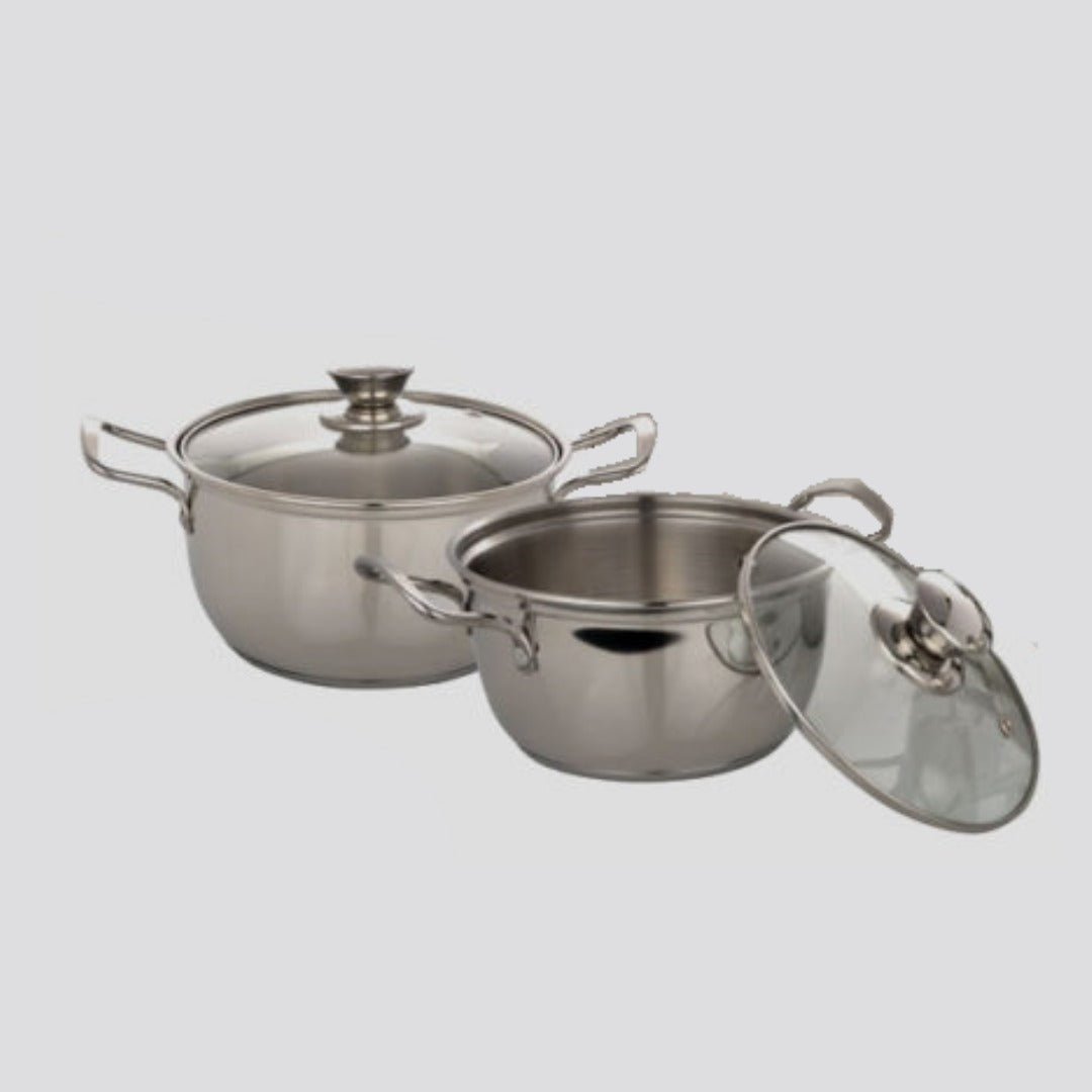 Arora Cookwares Set of 2 Pc, Stainless Steel