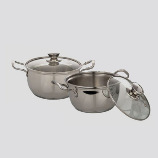 Arora Cookwares Set of 2 Pc, Stainless Steel