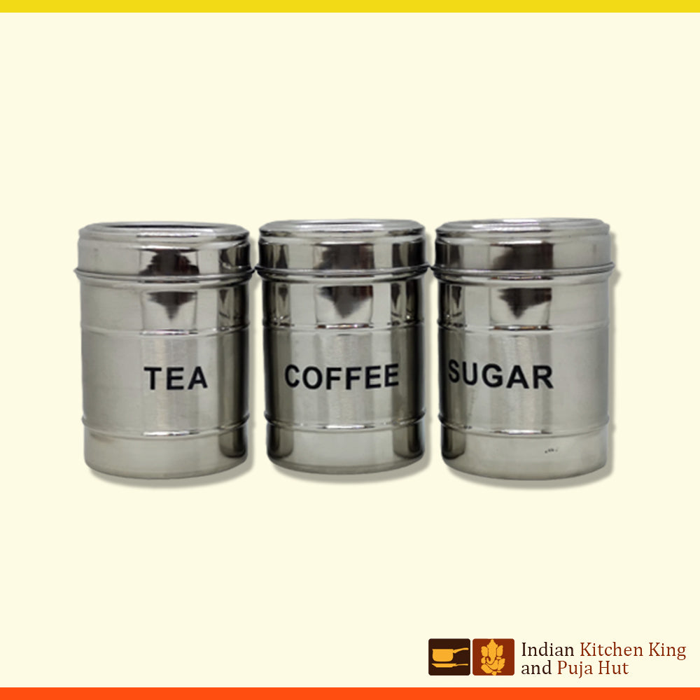 Tea coffee sugar canisters