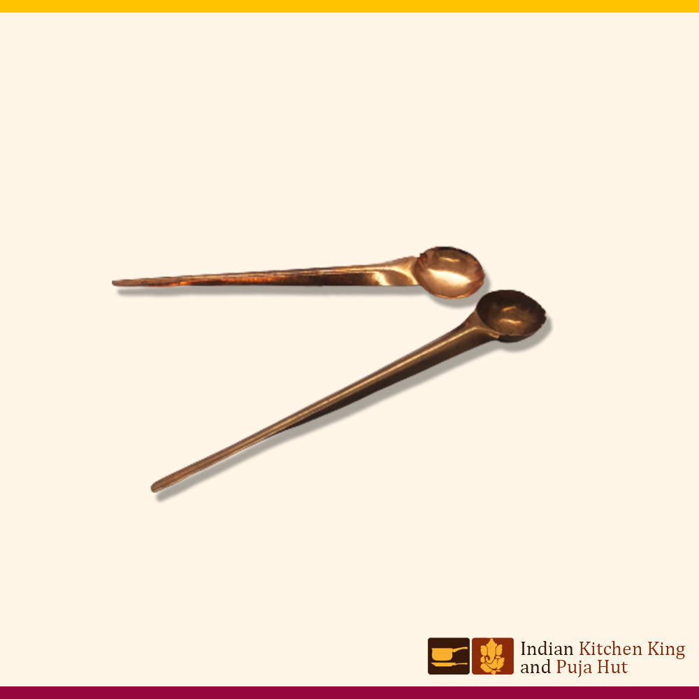 copper hawan spoon