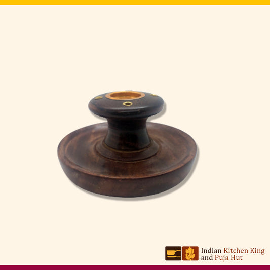 wooden incense stand