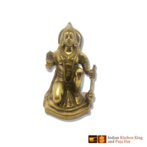 Hanuman Blessing Brass Statue