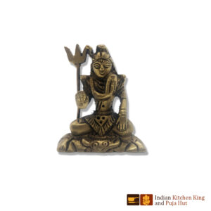 Shiva Weapon Brass Statue