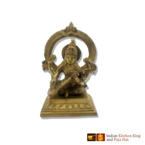 Saraswati Brass Statue